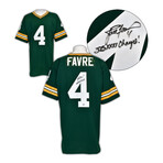 Brett Favre // Green Bay Packers // Signed + Inscribed Football Jersey