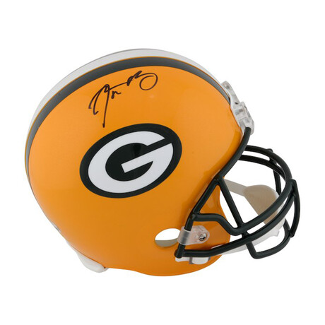 Aaron Rodgers // Green Bay Packers // Signed Full Size Replica Football Helmet