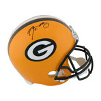 Aaron Rodgers // Green Bay Packers // Signed Full Size Replica Football Helmet