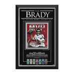 Tom Brady // 7 Championships Tribute // Limited Edition #1/212 // Facsimile Signature