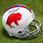 OJ Simpson // Buffalo Bills // Autographed Vintage Full Size Replica Football Helmet
