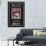 Tom Brady // 7 Championships Tribute // Limited Edition #1/212 // Facsimile Signature