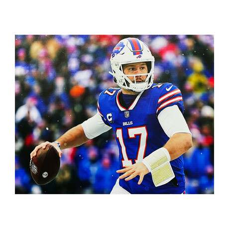Josh Allen Canvas NFL Hero - Buffalo Bills