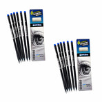 Premium Pencils Set // 6 Piece Set // Pack of 2