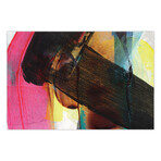 Carnival Crossing Abstract I Frameless // Free Floating Reverse Printed Tempered Glass Wall Art