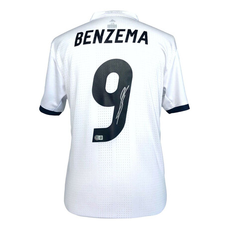 Karim Benzema // Autographed Real Madrid Jersey