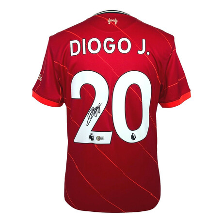 Diogo Jota // Autographed Liverpool Jersey