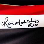 Ronaldinho // Autographed AC Milan Jersey