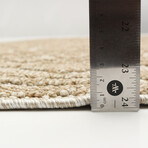 Finley V.2 // Taupe Rug (4'0"L x 4'0"W x 0.17"H)