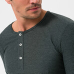 Henry Long Sleeve T-Shirt // Green (S)