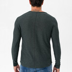 Henry Long Sleeve T-Shirt // Green (S)