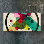 Kandinsky Series Glass Print // Circles (20"H x 16"W x 0.5"D)