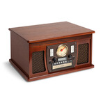 Victrola Navigator Classic Bluetooth Record Player with USB Encoding and 3-speed Turntable (Oak)