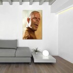 Bruce Willis by Fernando Méndez (26"H x 18"W x 0.75"D)