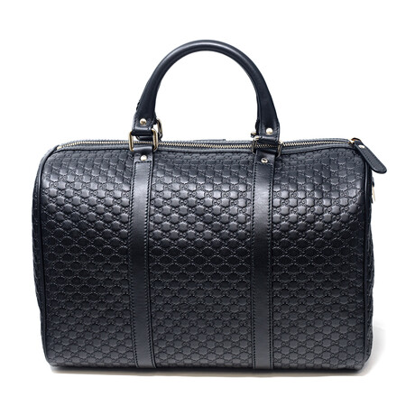 Top Handle Micro GG Duffle Handbag // Black