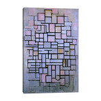 Composition 6, 1914 by Piet Mondrian (26"H x 18"W x 0.75"D)