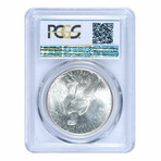 1927 Peace Silver Dollar // PCGS Certified MS62 // Deluxe Collector's Pouch