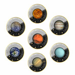 2021 Republic of Cameroon 3-D Solar System Coin Series // Mercury, Venus, Jupiter, Uranus, Mars, Saturn, and Earth