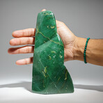 Genuine Polished Green Jade Freeform