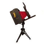 Decorative Camera Tripod (Stained Brown)
