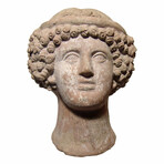 Etruscan Terracotta Head of a Young Woman // 4th - 3rd Century BC