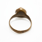 Lovely Medieval Ring With Blue Inlay // 11th-15th century AD