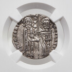 Medieval Venice, Italy // 1289-1311 AD Silver Coin