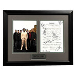 Counting Crows // Band Signed Replica Sheet Music 26x20 Frame