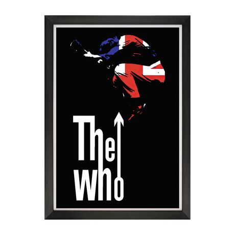 The Who // Pete Townshend Jump Framed Pop Art Print