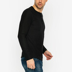 Cristian Long Sleeve T-Shirt // Black (S)