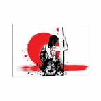 Trash Polka - Female Samurai by Nicklas Gustafsson (18"H x 26"W x 0.75"D)
