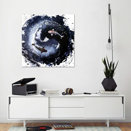 Yin Yang by Sandi Baker (18"H x 18"W x 0.75"D)