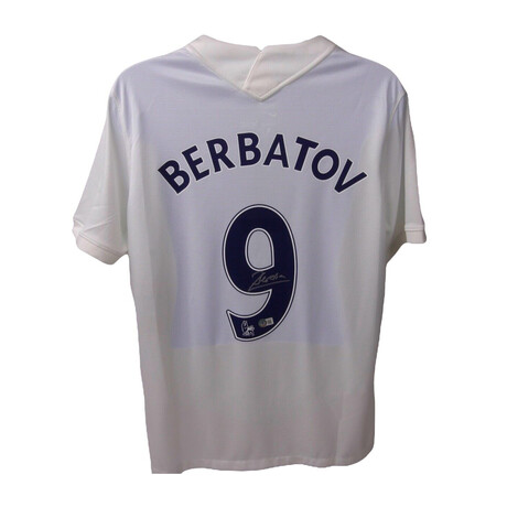 Dimitar Berbatov Signed Tottenham Jersey