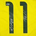 Pele & Ronaldinho Dual Signed Brazil National Team Jersey