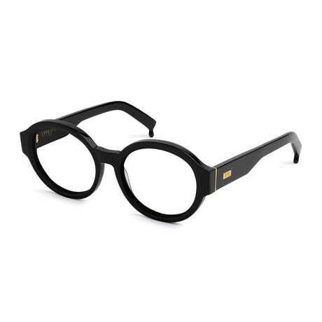 Unisex Drips Optical Frames // Black + 24k Gold