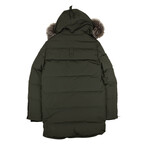 Men's Big Ridge Parka Jacket // Army Green (XS)