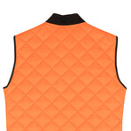 Men's Hedley Quilted Vest // Orange (XS)