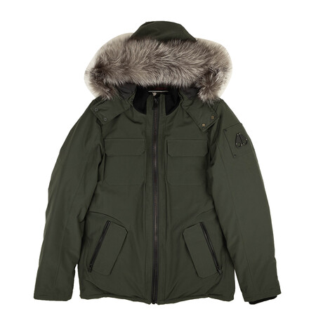 Men's Army With Frost Lingan Jacket // Green (XS)