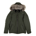Men's Army With Frost Lingan Jacket // Green (XL)