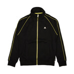 Men's Logo Zip Up Track Jacket // Black (L)