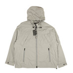 Men's Zip Up Anorak Jacket // Gray (XL)