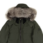 Men's Army With Frost Lingan Jacket // Green (XS)