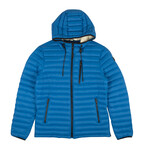 Men's Rouchstock Zip Up Hooded Jacket // Blue (L)
