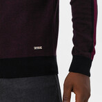 Samson Sweater // Bordeaux + Black (S)
