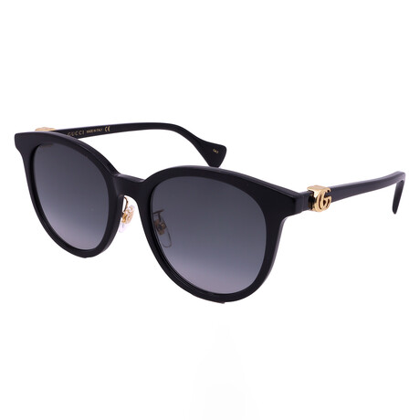 Women GG1073SK-002 Cat Eye Sunglasses // Black + Gray