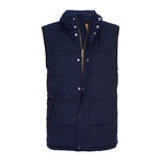 Quilted Vest // Navy (XS)