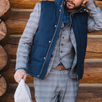 Quilted Vest // Navy (2XL)