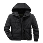 Levi Hooded Jacket // Black (L)