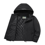 Jacob Hooded Jacket // Black (XL)