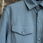 Fine Textured Jacket // Blue (M)